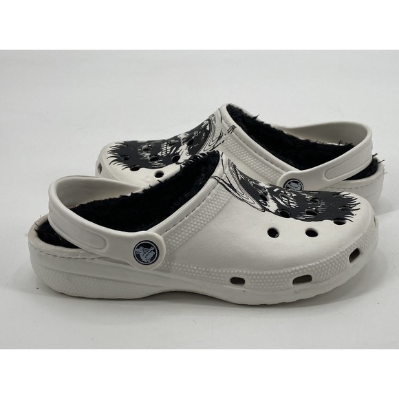 Luke Combs‎ X Crocs White Skull Fur Lined Men\'s 4 Women\'s 6 main image 5